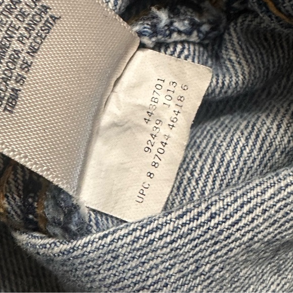 OshKosh B'gosh Blue Unisex Trucker Jean Denim Jacket for Kids Size 5T 5 - Picture 7 of 9